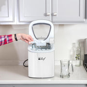 Deco Chef White Compact Electric Ice Maker | Top Load | 26 Lbs Per Day (Open Box)