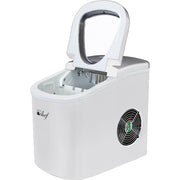 Deco Chef White Compact Electric Ice Maker | Top Load | 26 Lbs Per Day (Open Box)