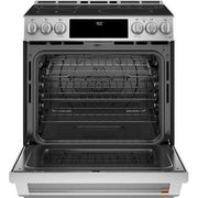 Café 30-inch Slide-in Induction Range with Warming Drawer CHS90XP2MS1