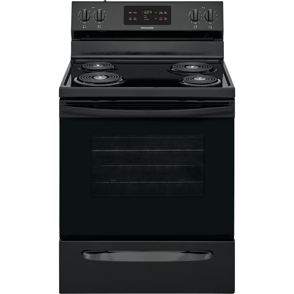 Frigidaire 30-inch Freestanding Electric Range with Ready-Select® Controls FFEF3016VB
