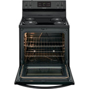 Frigidaire 30-inch Freestanding Electric Range with Ready-Select® Controls FFEF3016VB