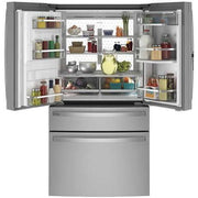 GE Profile 36-inch, 27.6 Cu. Ft. French 4-Door Refrigerator with Door In Door PVD28BYNFS