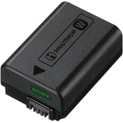Sony NP-FW50 Rechargeable Battery 2-Pack w/ 64GB Memory Card + Deco Cleaning Kit