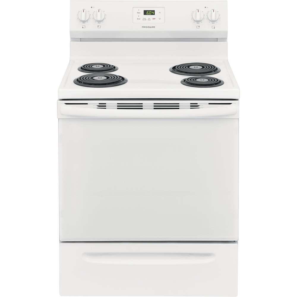 Frigidaire 30-inch Freestanding Electric Range with Even Baking Technology FCRC3005AW