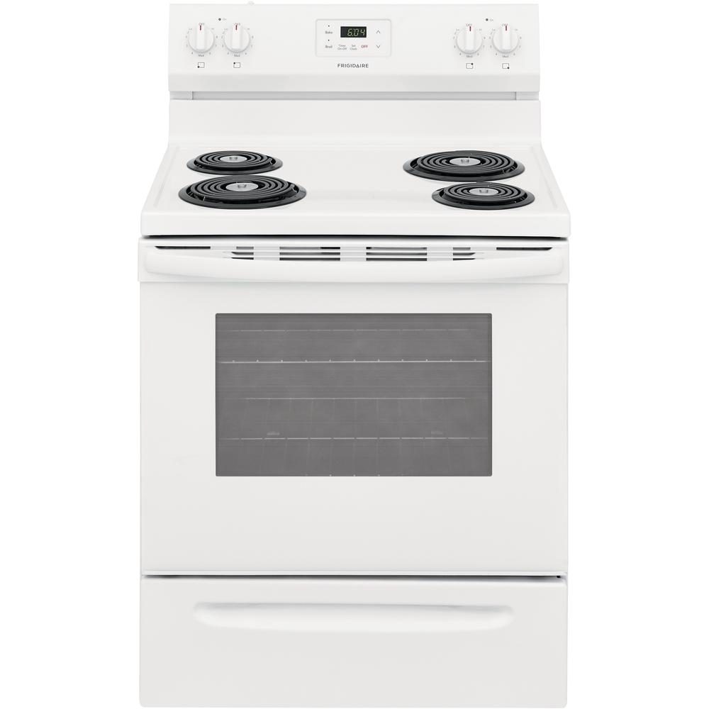 Frigidaire 30-inch Freestanding Electric Range with Even Baking Technology FCRC3012AW