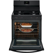 Frigidaire 30-inch Freestanding Gas Range with Even Baking Technology FCRG3015AB