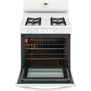 Frigidaire 30-inch Freestanding Gas Range with Even Baking Technology FCRG3015AW