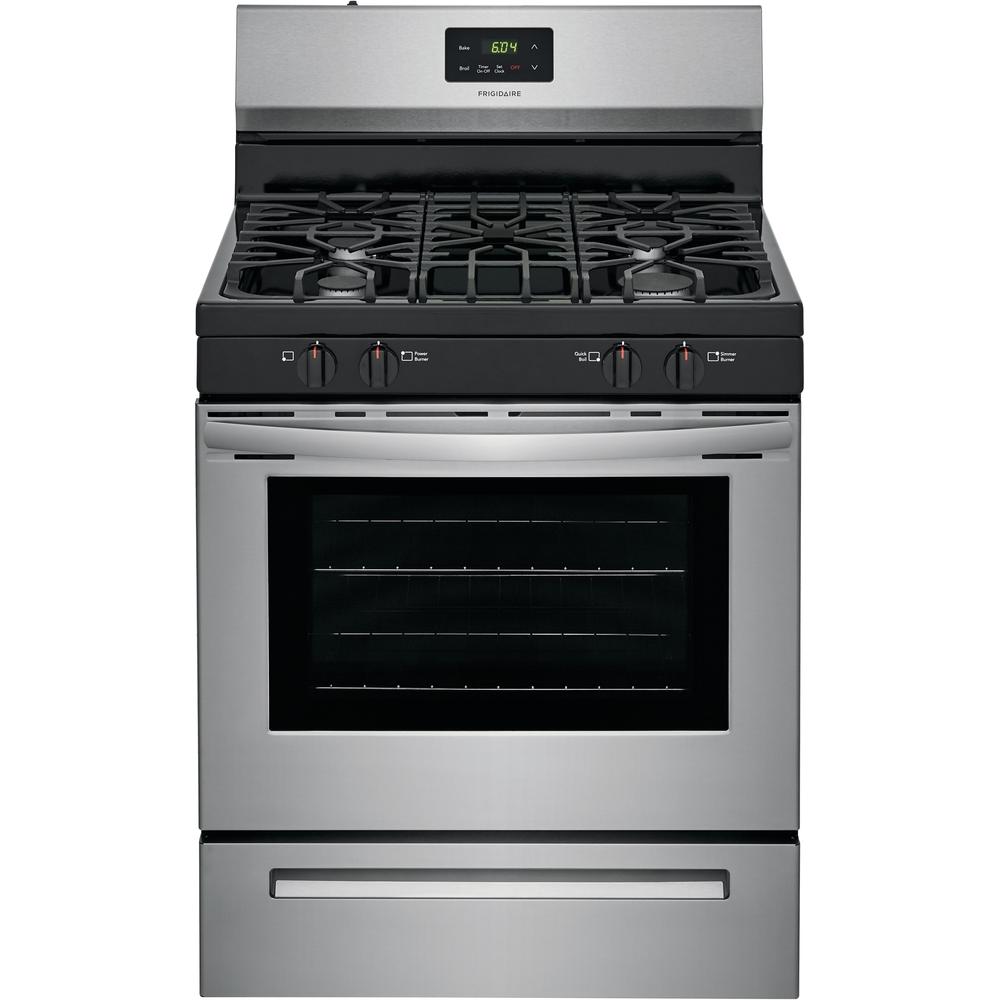 Frigidaire 30-inch Freestanding Gas Range with Even Baking Technology FCRG3051AS