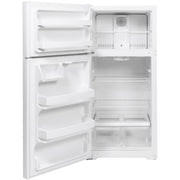 GE 28-inch, 15.6 cu.ft. Freestanding Top-Freezer Refrigerator with ClimateKeeper™ GTE16DTNLWW