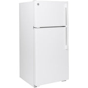 GE 28-inch, 15.6 cu.ft. Freestanding Top-Freezer Refrigerator with ClimateKeeper™ GTE16DTNLWW