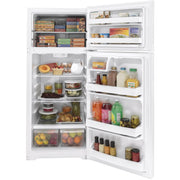 Hotpoint 28-inch, 17.5 cu.ft. Freestanding Top Freezer Refrigerator HPS18BTNRWW