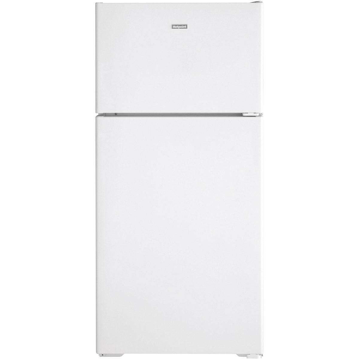 Hotpoint 28-inch, 15.6 cu.ft. Freestanding Top Freezer Refrigerator HPE16BTNRWW