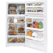 Hotpoint 28-inch, 15.6 cu.ft. Freestanding Top Freezer Refrigerator HPE16BTNRWW