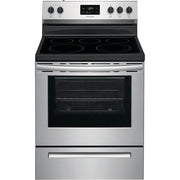 Frigidaire 30-inch Freestanding Electric Range with Even Baking Technology FCRE3052AS