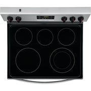 Frigidaire 30-inch Freestanding Electric Range with Even Baking Technology FCRE3052AS