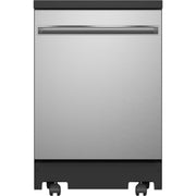 GE Portable Dishwasher with Sanitize Option GPT225SSLSS