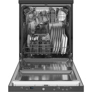 GE Portable Dishwasher with Sanitize Option GPT225SSLSS