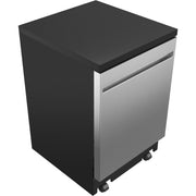 GE Portable Dishwasher with Sanitize Option GPT225SSLSS