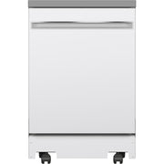GE Portable Dishwasher with Sanitize Option GPT225SGLWW