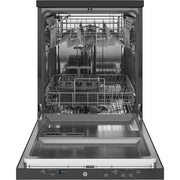 GE Portable Dishwasher with Sanitize Option GPT225SGLBB