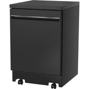 GE Portable Dishwasher with Sanitize Option GPT225SGLBB