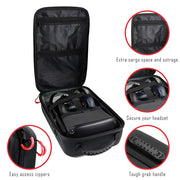Deco Gear Protective All-in-One Hard Travel Case Oculus Quest 2 VR Headset, Controllers