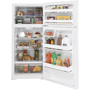 GE 28-inch, 16.6 cu. ft. Top-Freezer Refrigerator GTS17DTNRWW