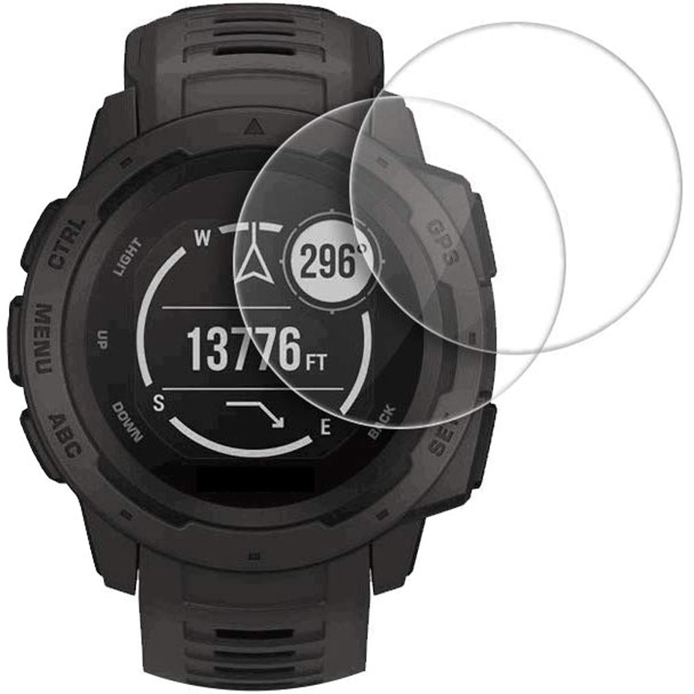 Deco Essentials 2-Pack Screen Protector for 0.9" x 0.9" (23 x 23 mm) Garmin Watches