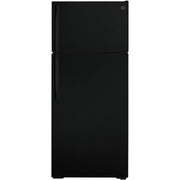 GE 28-inch, 17.5 cu.ft. Freestanding Top Freezer Refrigerator with LED Lighting GTS18GTNRBB