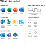Microsoft 365 Business Standard 1 Year Subscription for 1 User  KLQ-00495