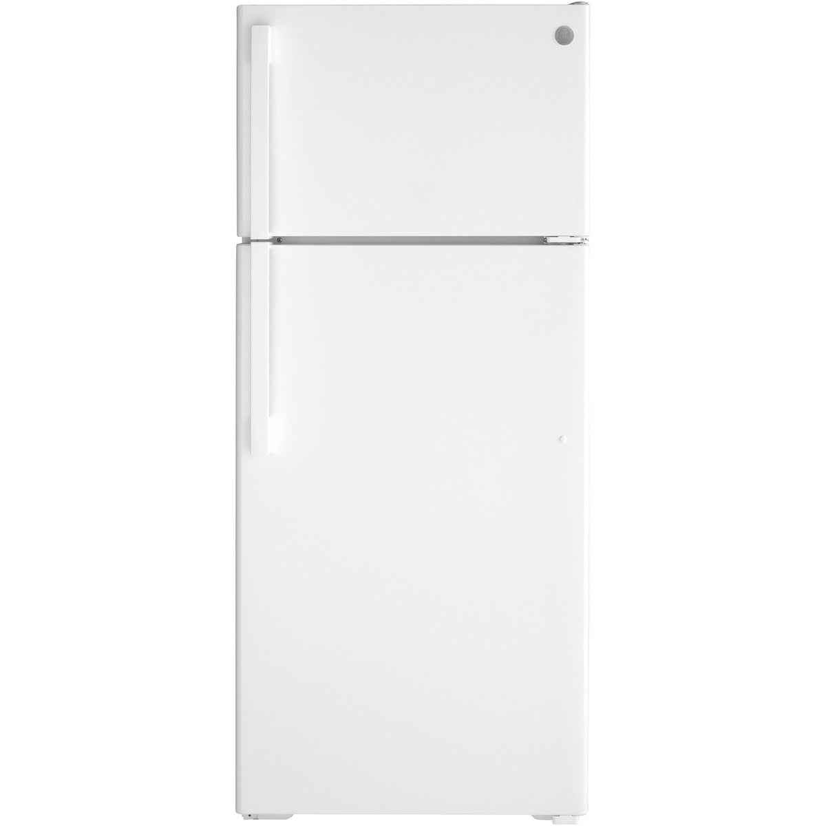 GE 28-inch, 17.5 cu.ft. Top Freezer Refrigerator with Interior Icemaker GIE18GTNRWW