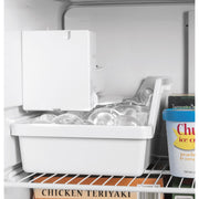 GE 28-inch, 17.5 cu.ft. Top Freezer Refrigerator with Interior Icemaker GIE18GTNRWW