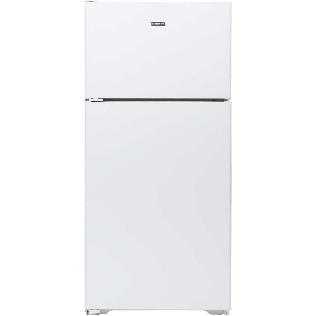 Hotpoint 28-inch, 15.6 cu.ft. Freestanding Top Freezer Refrigerator HPE16BTNLWW