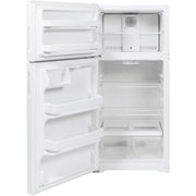 Hotpoint 28-inch, 15.6 cu.ft. Freestanding Top Freezer Refrigerator HPE16BTNLWW