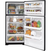 Hotpoint 28-inch, 15.6 cu.ft. Freestanding Top Freezer Refrigerator HPS16BTNRBB