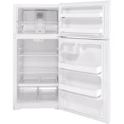 Hotpoint 28-inch, 15.6 cu.ft. Freestanding Top Freezer Refrigerator HPS16BTNRWW