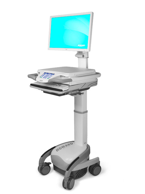 Howard HI-CARE-E Hi-care E Version 2 Powered Medical Cart With 5-inch