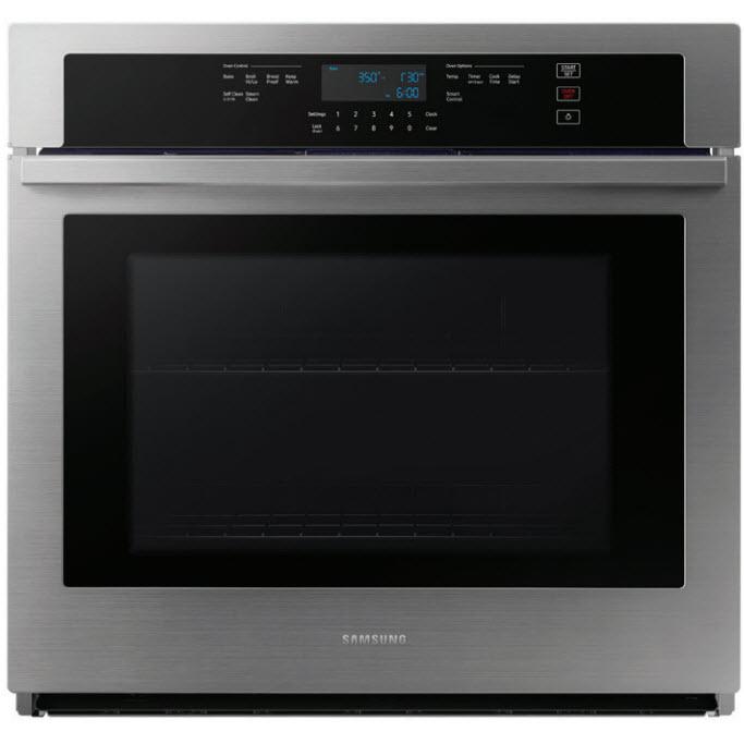 Samsung 30-inch, 5.1 cu.ft. Single Wall Oven with Wi-Fi Connectivity NV51T5511SS/AA