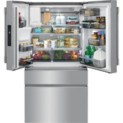 Frigidaire Professional 36-inch, 21.8 cu.ft. Counter-Depth French 4-Door Refrigerator with External Water and Ice System PRMC2285AF