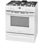 Frigidaire 30-inch Freestanding Gas Range with Ready-Select® Controls FFGH3054UW
