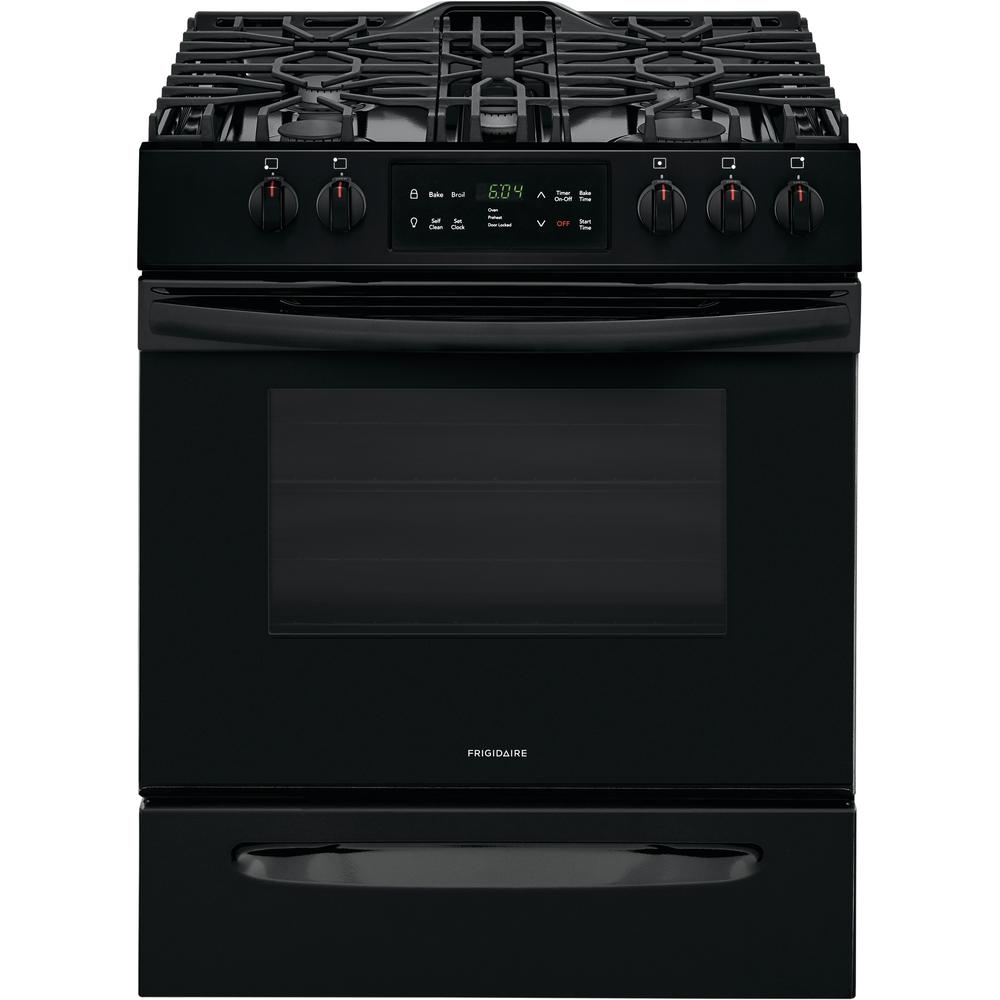 Frigidaire 30-inch Freestanding Gas Range with Ready-Select® Controls FFGH3054UB