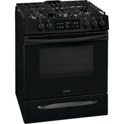 Frigidaire 30-inch Freestanding Gas Range with Ready-Select® Controls FFGH3054UB