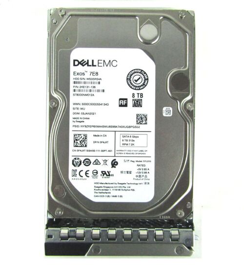 Dell F4JXT 8 TB SATA 3.5-Inch Hard Disk Drive