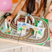 Melissa and Doug Take-Along Town Playset (18 Pieces)