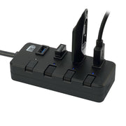 Adesso AUH-3040 4-Port USB Hub - Black