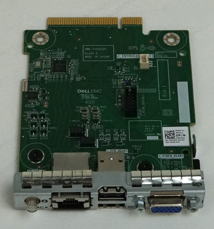Dell RP0K8 iDRAC Rear I/O Board