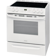 Frigidaire 30-inch Freestanding Electric Range with Ready-Select® Controls FFEH3054UW