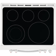 Frigidaire 30-inch Freestanding Electric Range with Ready-Select® Controls FFEH3054UW