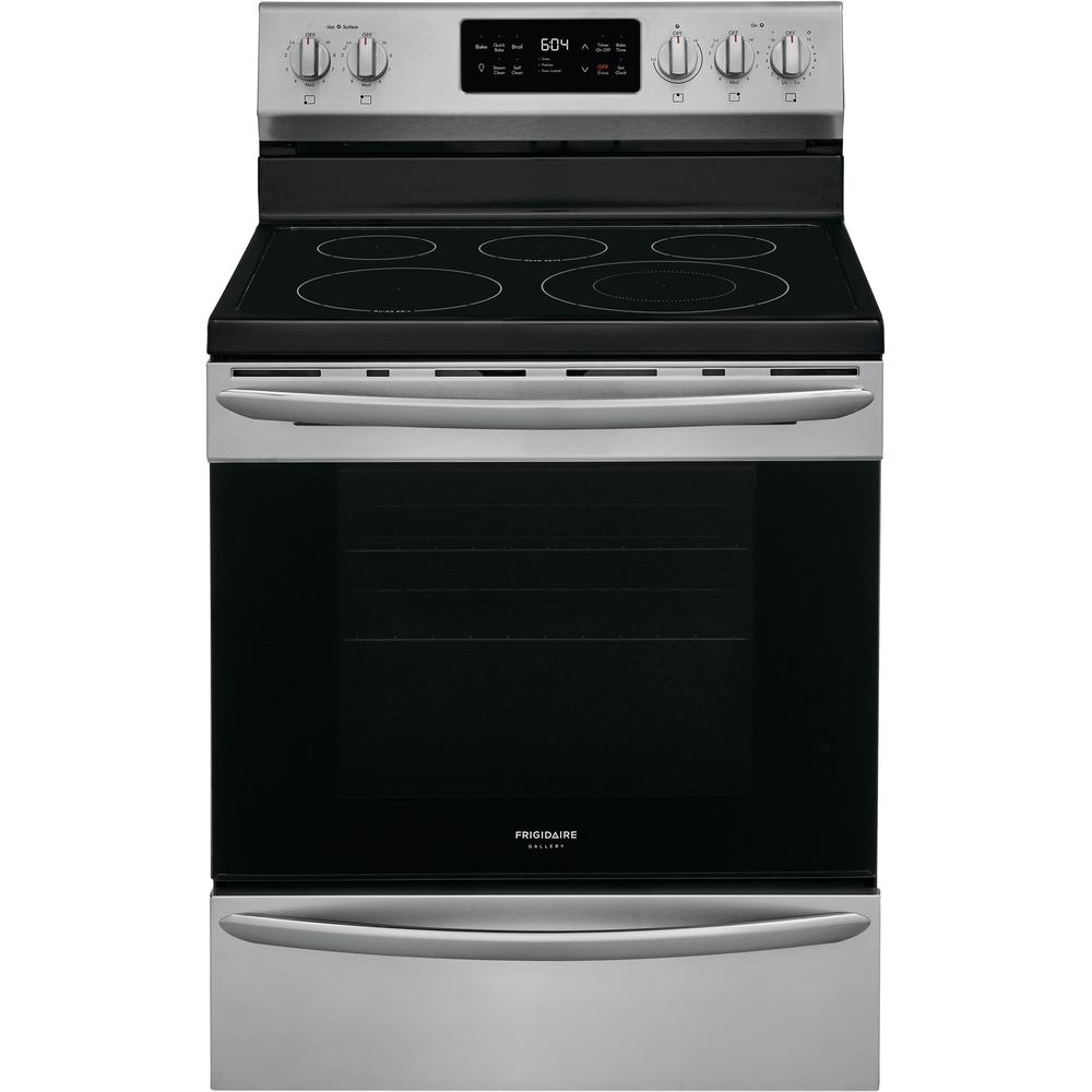 Frigidaire Gallery 30-inch Freestanding Electric Range with Even Baking Technology GCRE3038AF