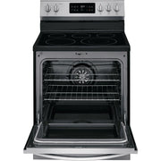 Frigidaire Gallery 30-inch Freestanding Electric Range with Even Baking Technology GCRE3038AF